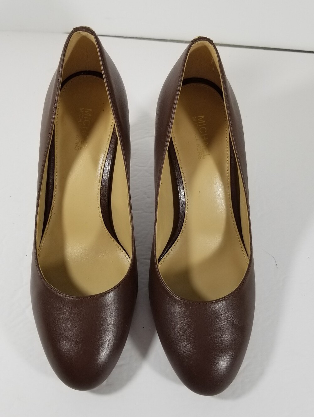Michael Kors Chantal Flex Leather Heels Pumps Women's Size 6M Shoes - Picture 3 of 5